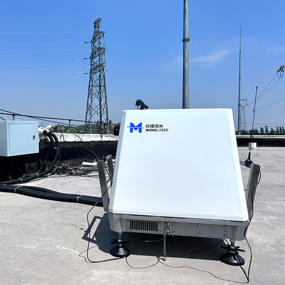 IP67 सुरक्षा के साथ परिशुद्धता डोपलर विंड लिडर 0.1m/s हवा की गति 75m/s तक सटीकता