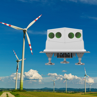 NL750 पवन संयंत्र लिडर रेंज 50m-750m और पवन दिशा रेंज -180°-180° नवीकरणीय ऊर्जा के लिए